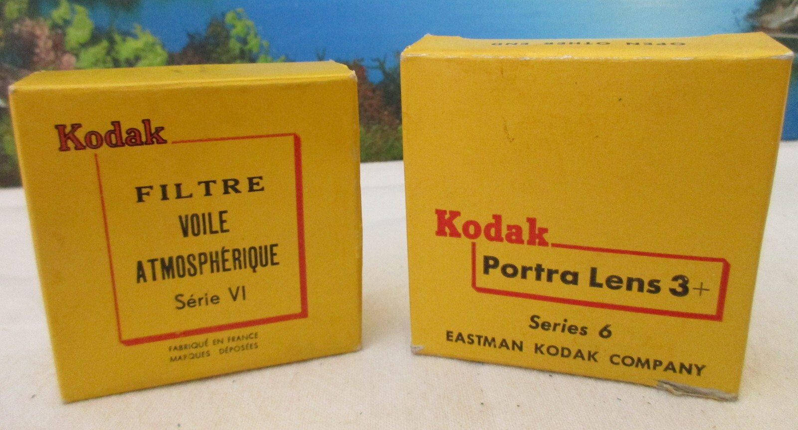Kodak Filtre Voile Atmospherique (French) Series VI & Porta Lens 3+ Series 6 Box