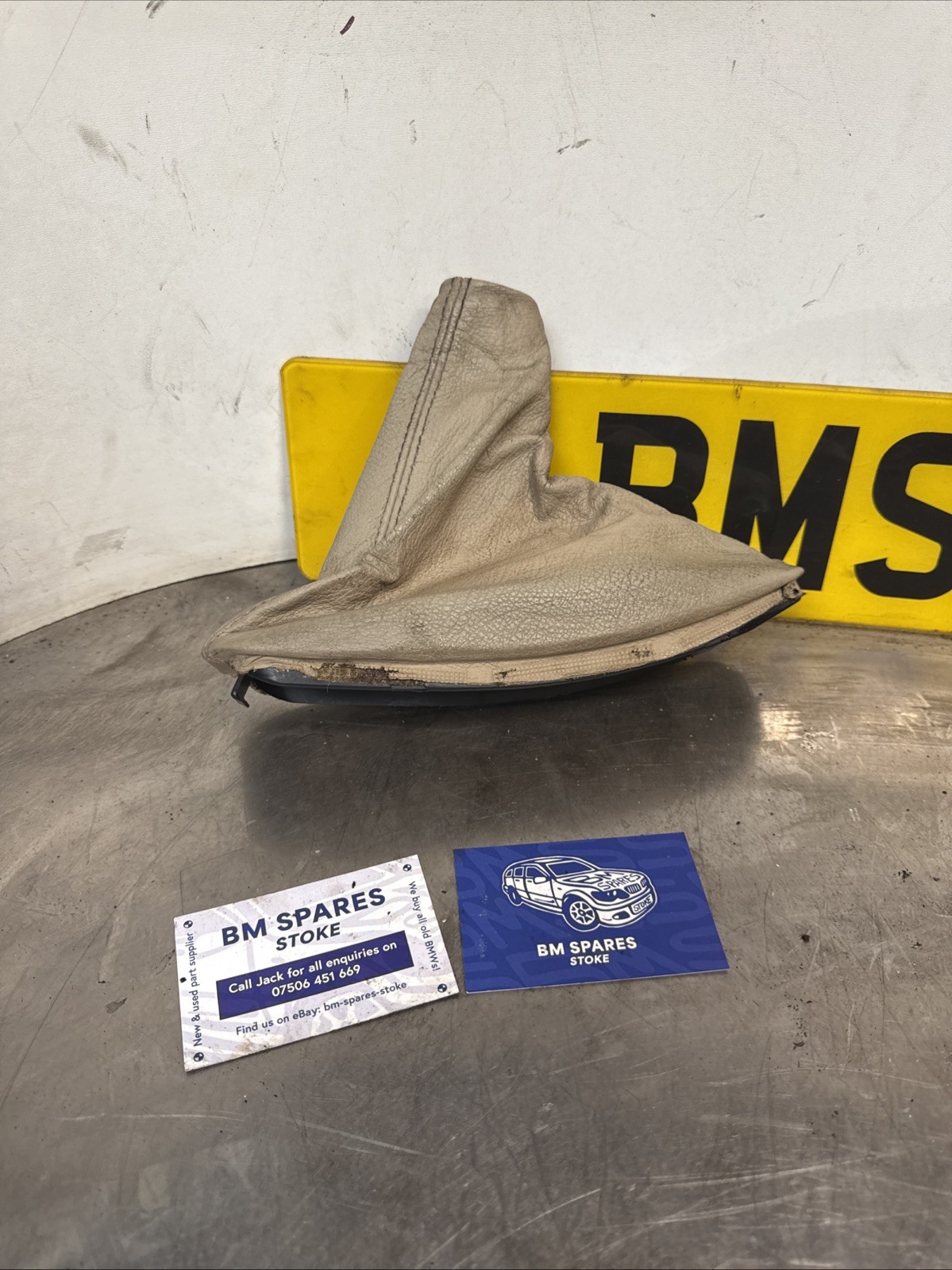 BMW E46 3 SERIES Beige Hand Brake Gaiter 34408227929