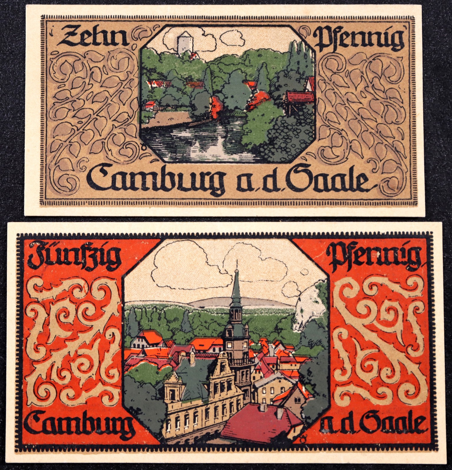 CAMBURG 1921 Complete Series smaller German Notgeld