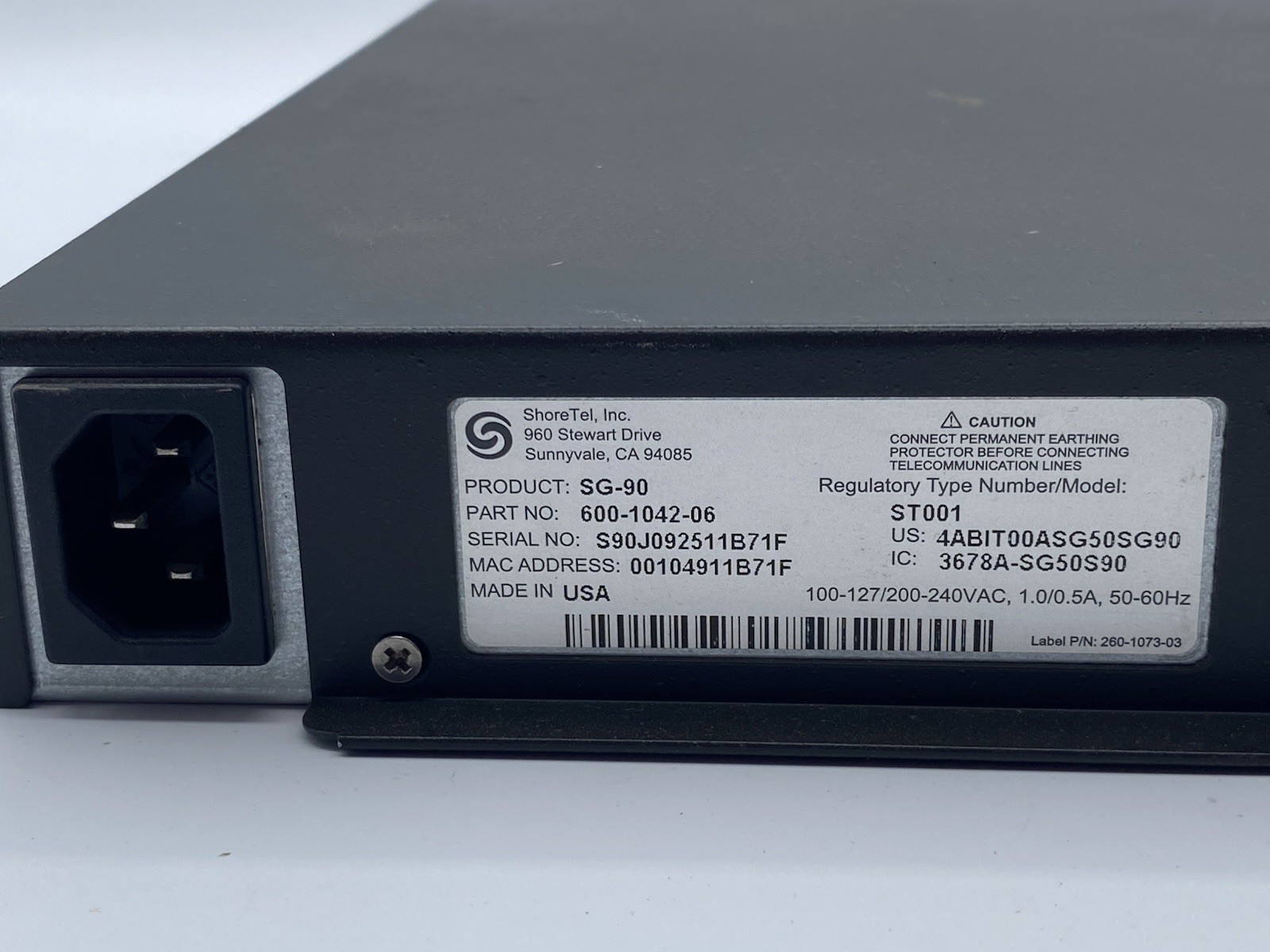 ShoreTel ShoreGear 90 SG-90 Voice Switching Module - Powers On