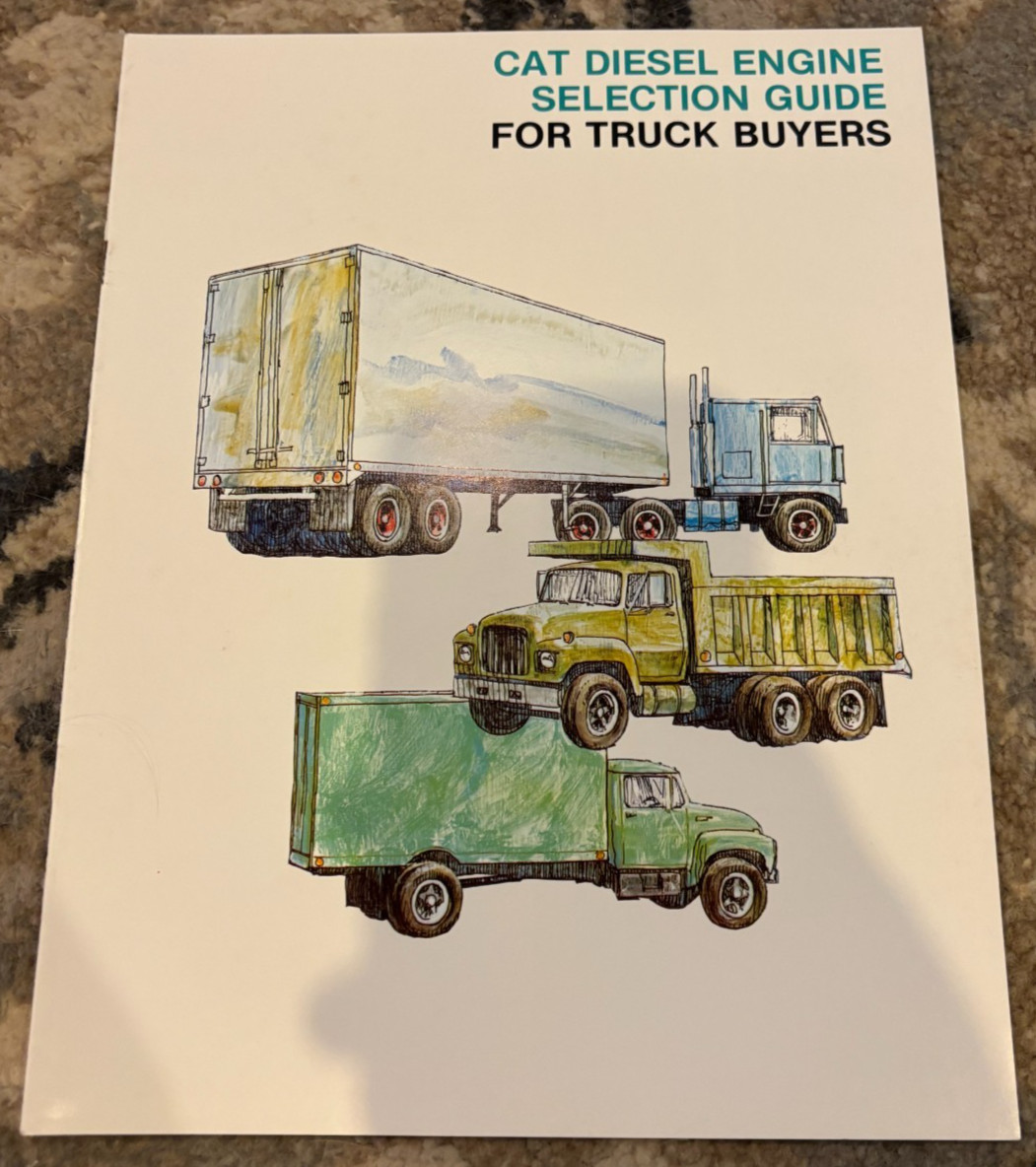 Caterpillar CAT Diesel Engines For Trucks Selection Guide Brochure AMIL25