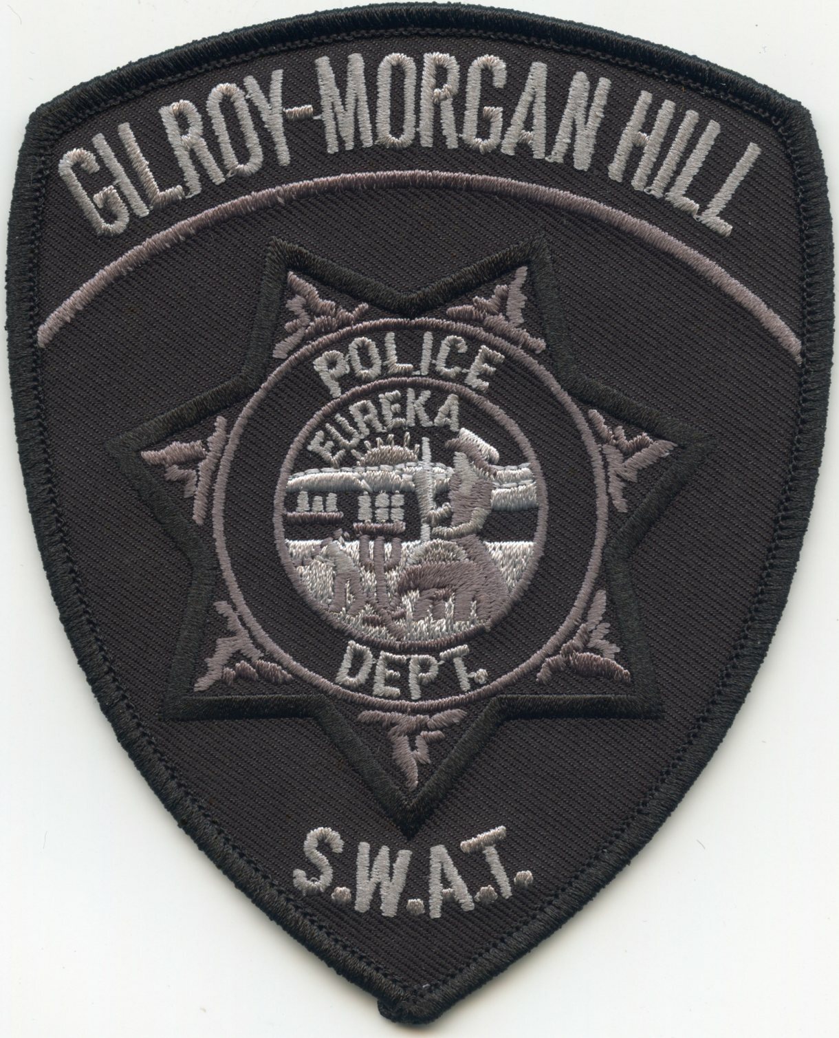 GILROY - MORGAN HILL CALIFORNIA Special Weapons And Tactics SWAT POLICE PATCH