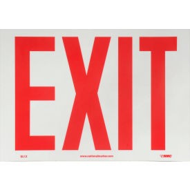 Glo-Brite Exit Sign - Vinyl ACCUFORM MANUFACTURING GL12P Red 887481052342