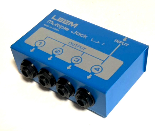 [W/box] LEEM LJ-7 Multiple Jack Convenient conversion box From Japan Free Ship