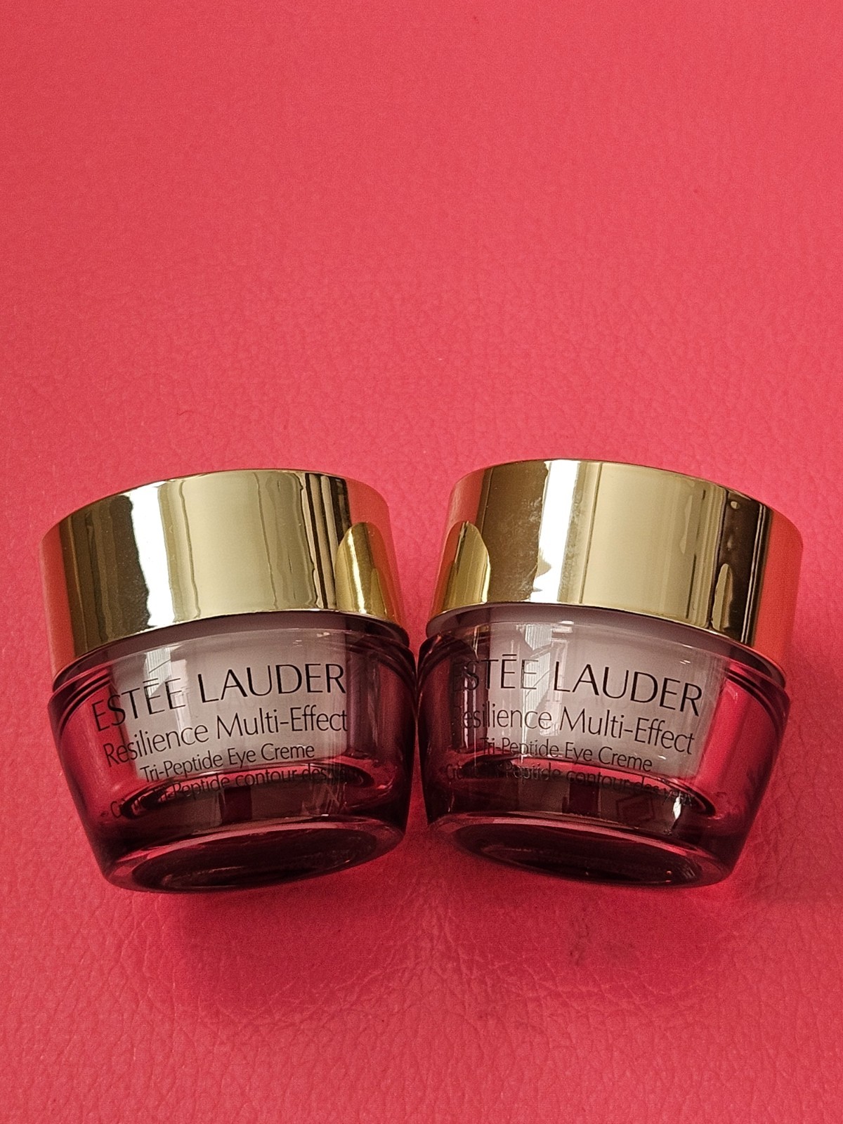 2X Estee Lauder Resilience Multi-Effect Peptide Eye Creme~travel 0.17 oz ea~NWOB