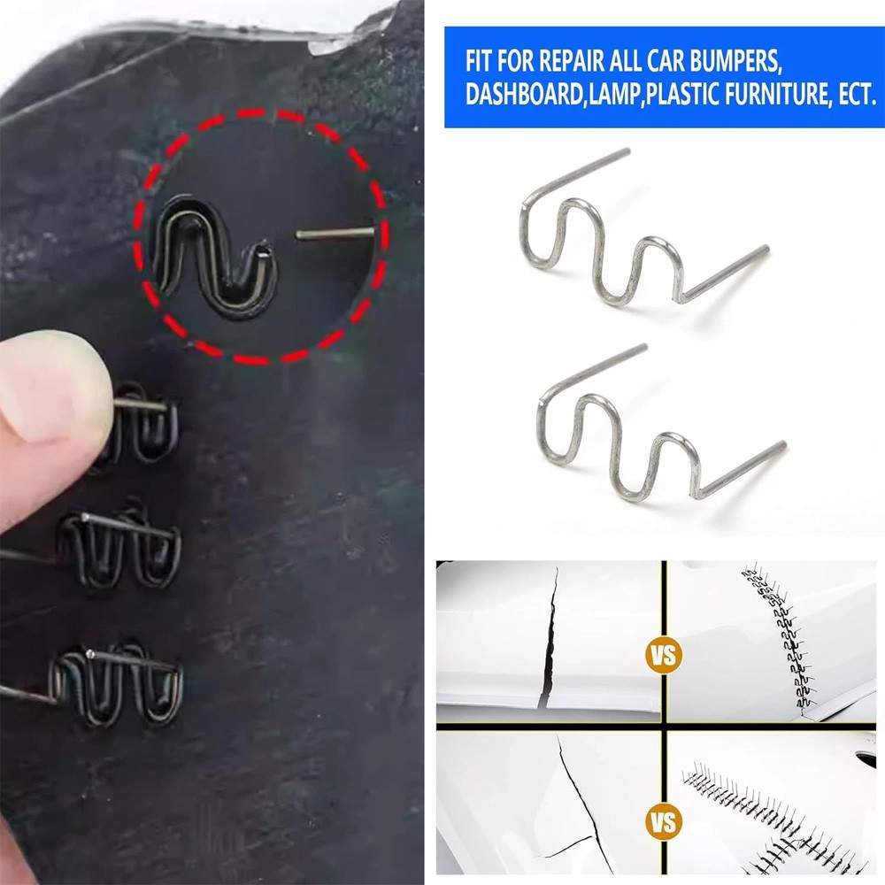 600pcs set Welding Studs Bumper Machine Plastic Nail Standard inner corner