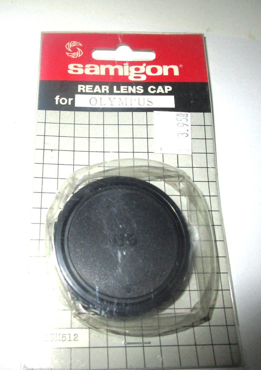 Vintage Samigon Rear Camera Lens Cap for Olympus ASM512 Japan NOS