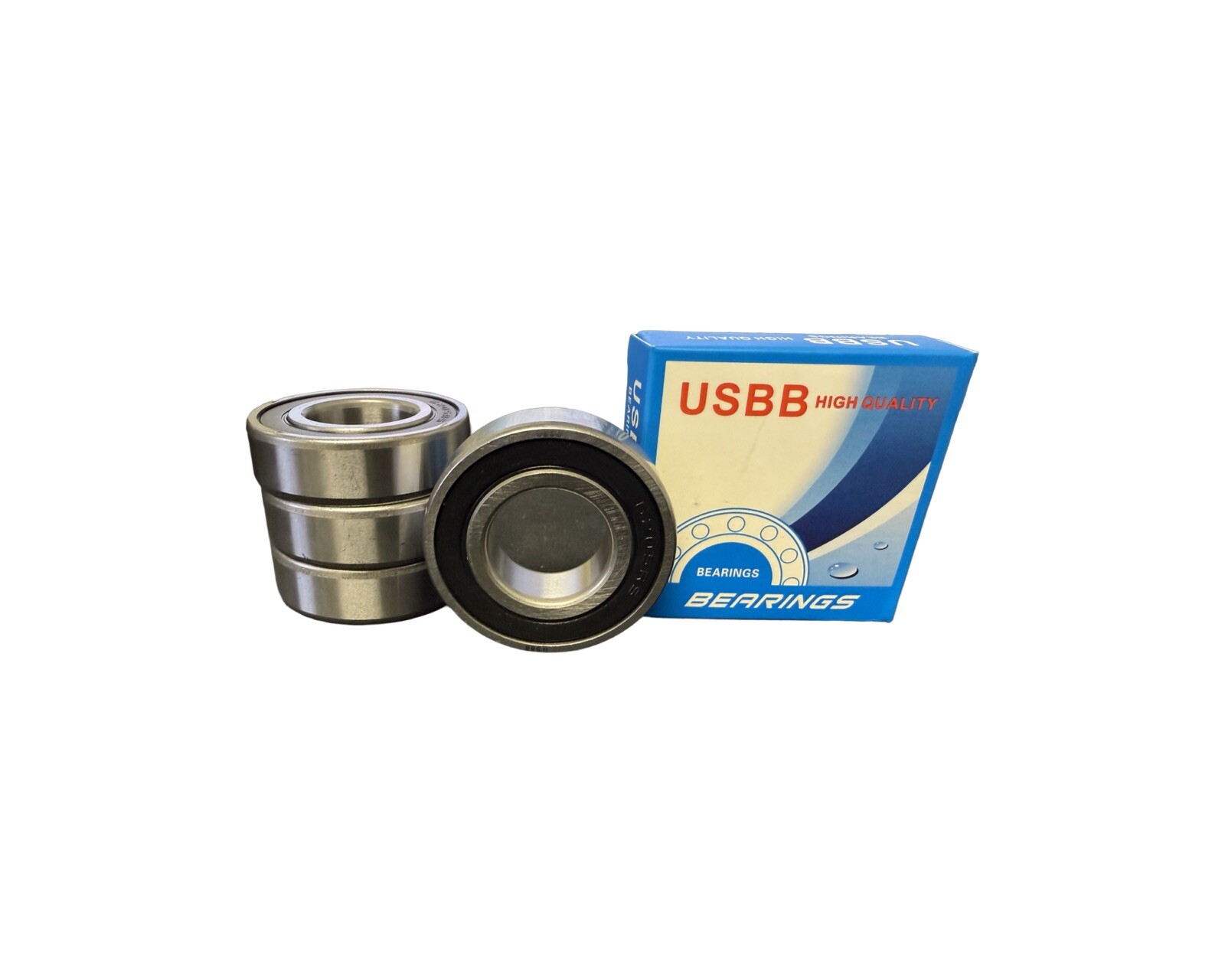 (4) 6203-2rs-10 C3 Premium Ball Bearing Sealed 5/8" (15.875mm) x 40mm x 12mm