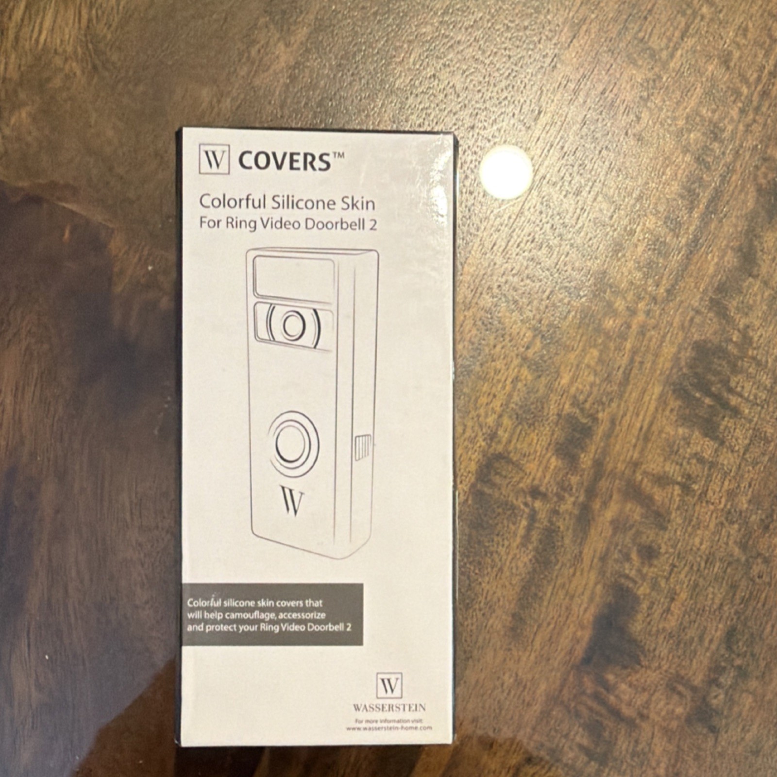 Wasserstein Colorful Silicone Protective Cover for Ring Video Doorbell 2