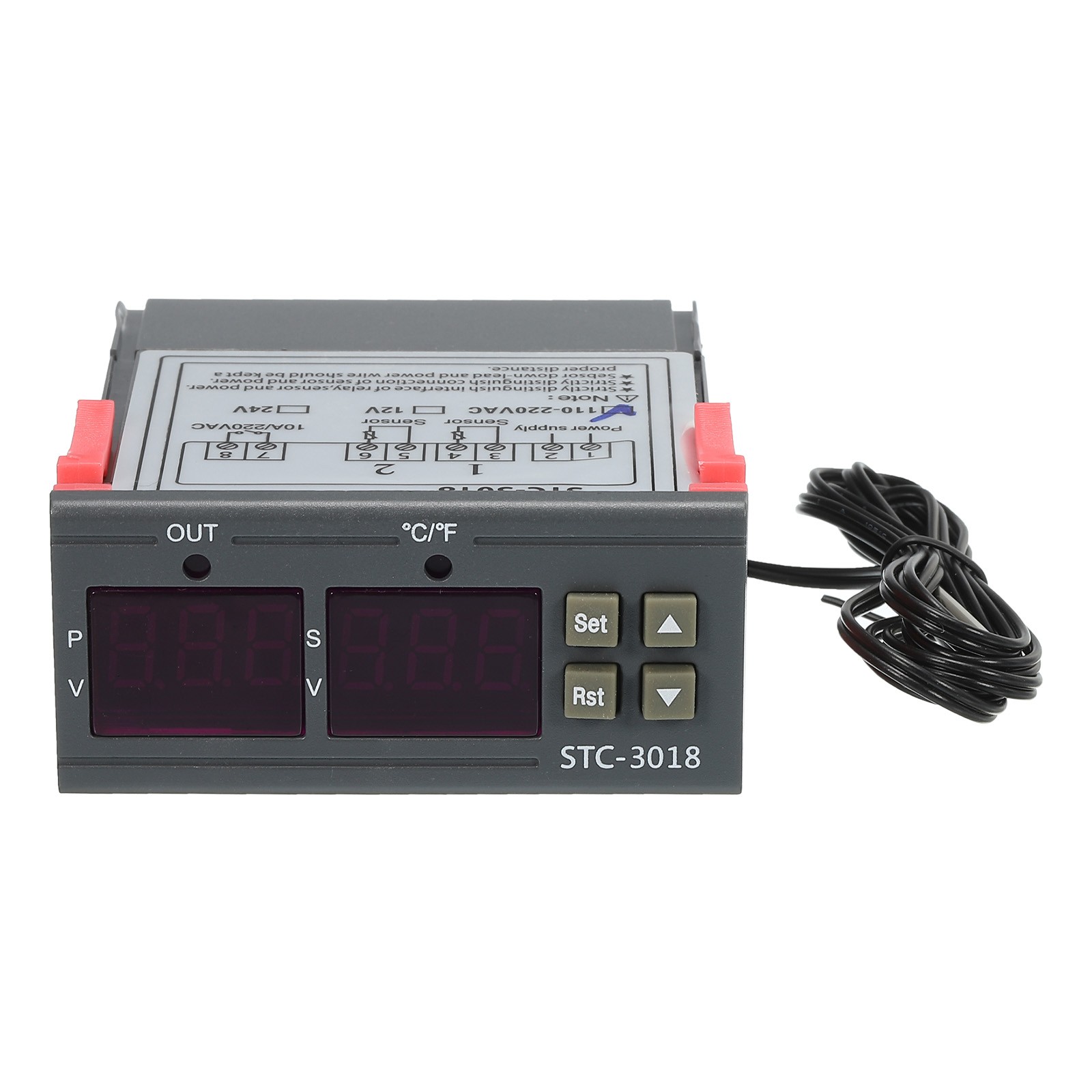 AC110-220V LED Temperature Controller Thermostat Heating Cooling -50 to 120°C
