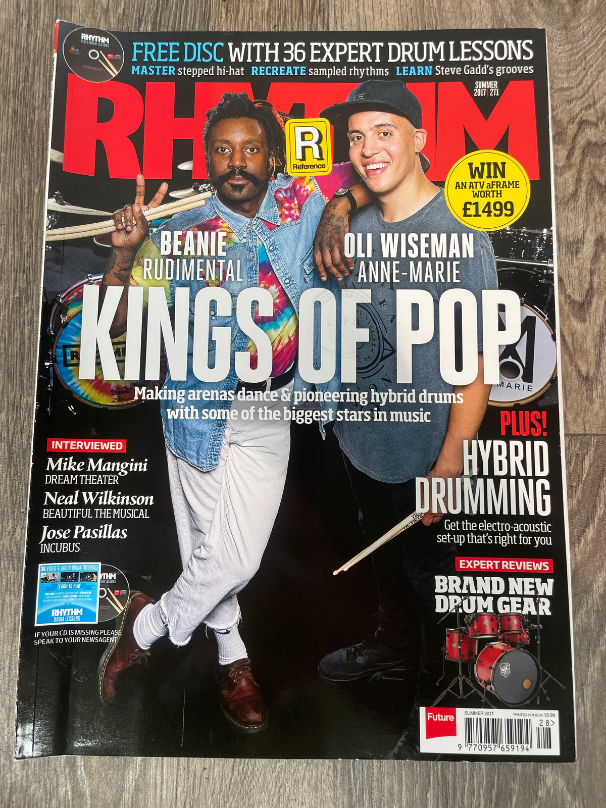 Rhythm Drum Magazine: Kings of Pop / Issue 271 / Summer 2017