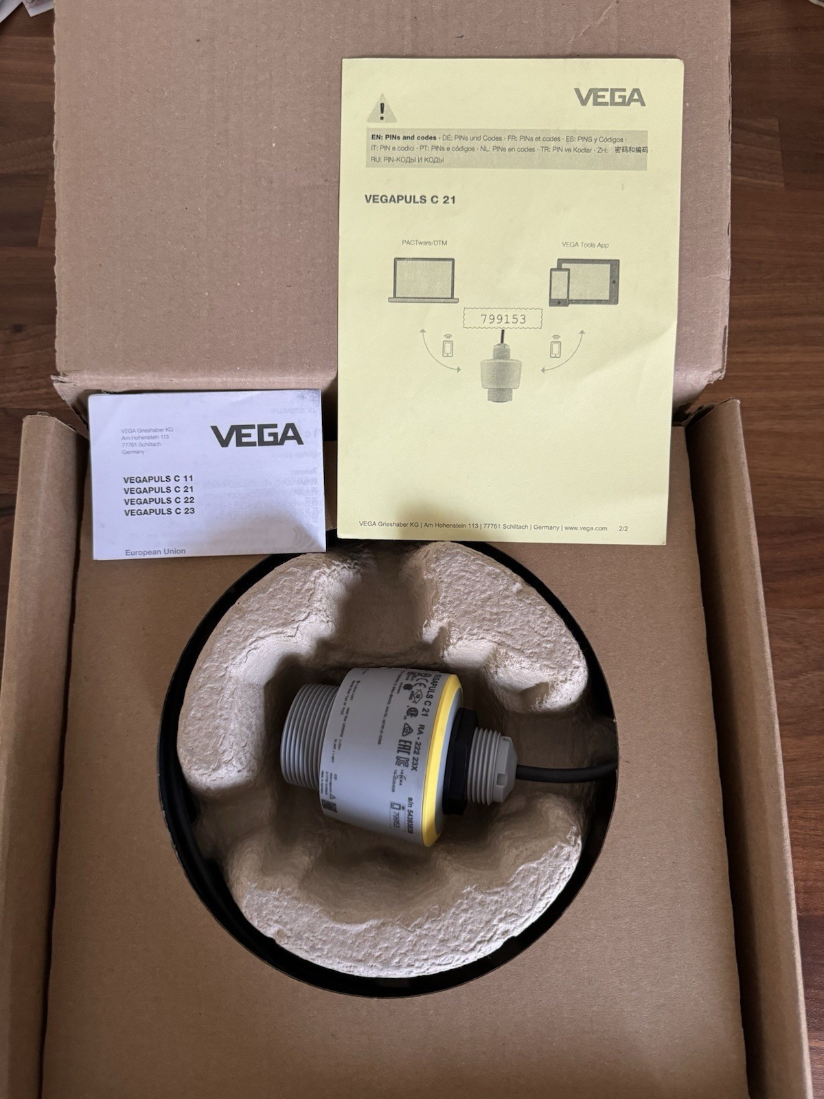 New VEGA VEGAPULS C 21 Non-guided Radar RA - 222 23X PSC21.XXXXXNBHB Germany NDA