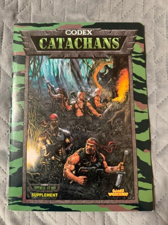 Imperial Guard Catachans Codex Warhammer 40K Games Workshop Supplement GUC