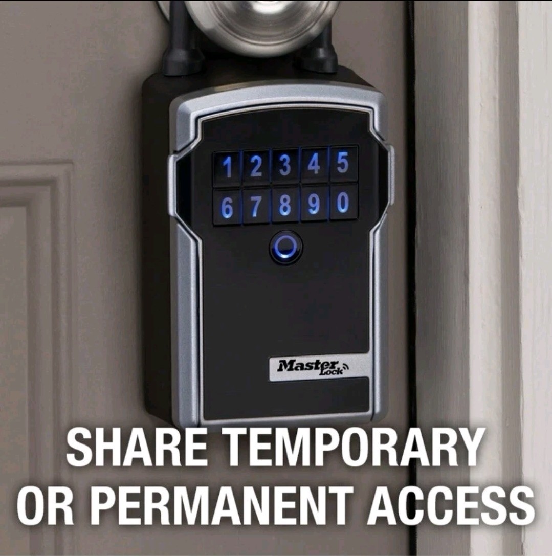 New Master Lock 5440EC Key Lock Box Safe Code Bluetooth