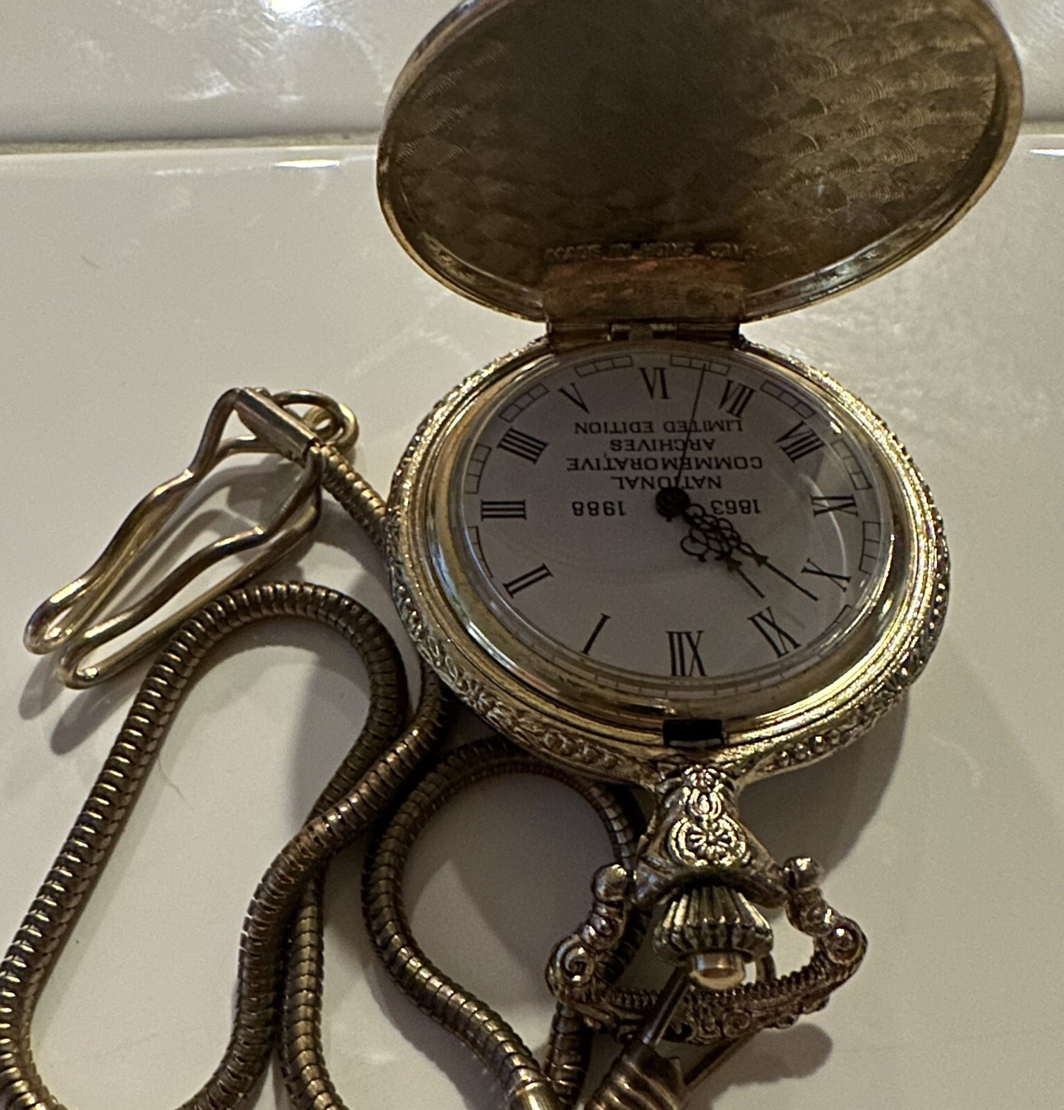Men's Vintage Mechanical Pocket Watch-Working-Robert E Lee-Ulysses S Grant