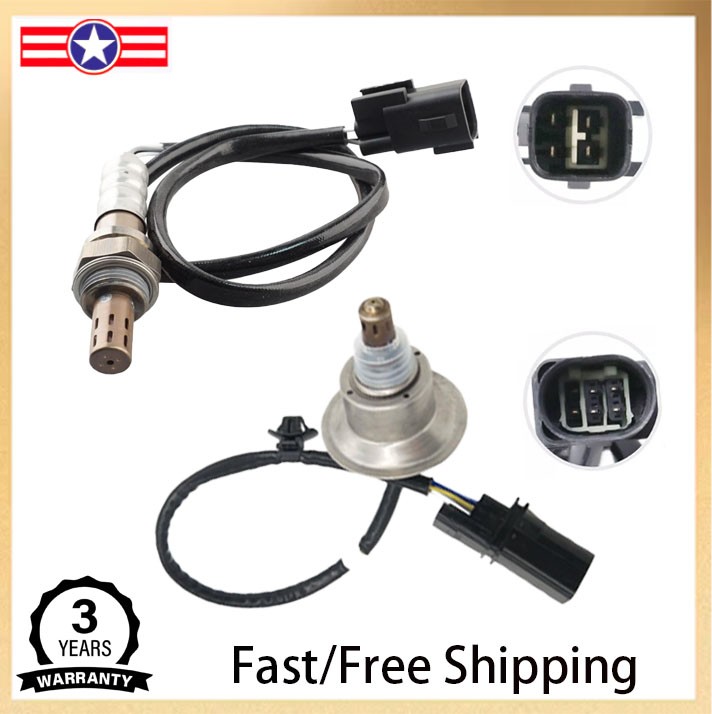 2PCS Oxygen Sensor Up+Downstream For 2011-15 Hyundai Sonata 2.4L L4 ELECTRIC/GAS