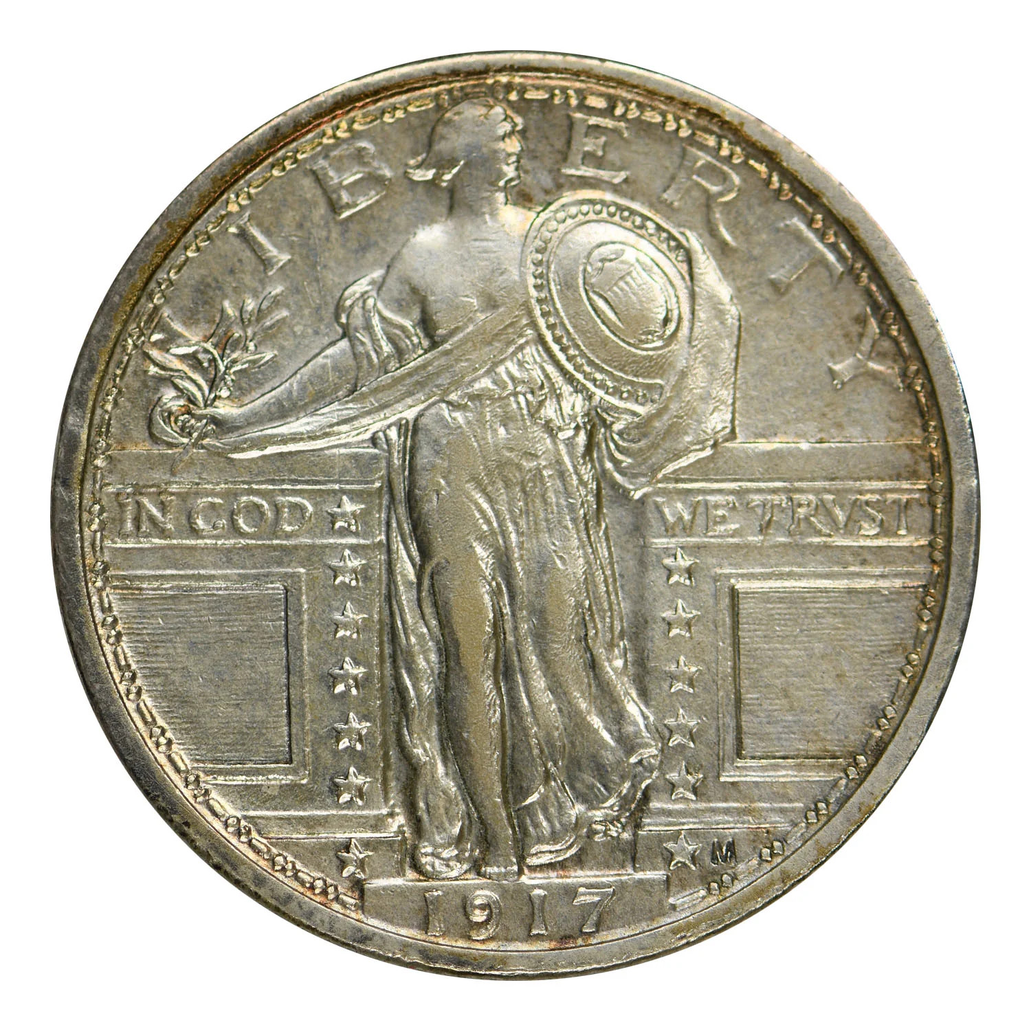 1917 Standing Liberty Quarter Extra Fine Condition