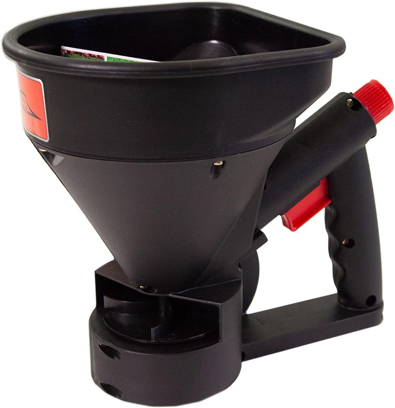 Durable 5lb Handheld Spreader with Ergonomic Handle for Lawn & Garden Use