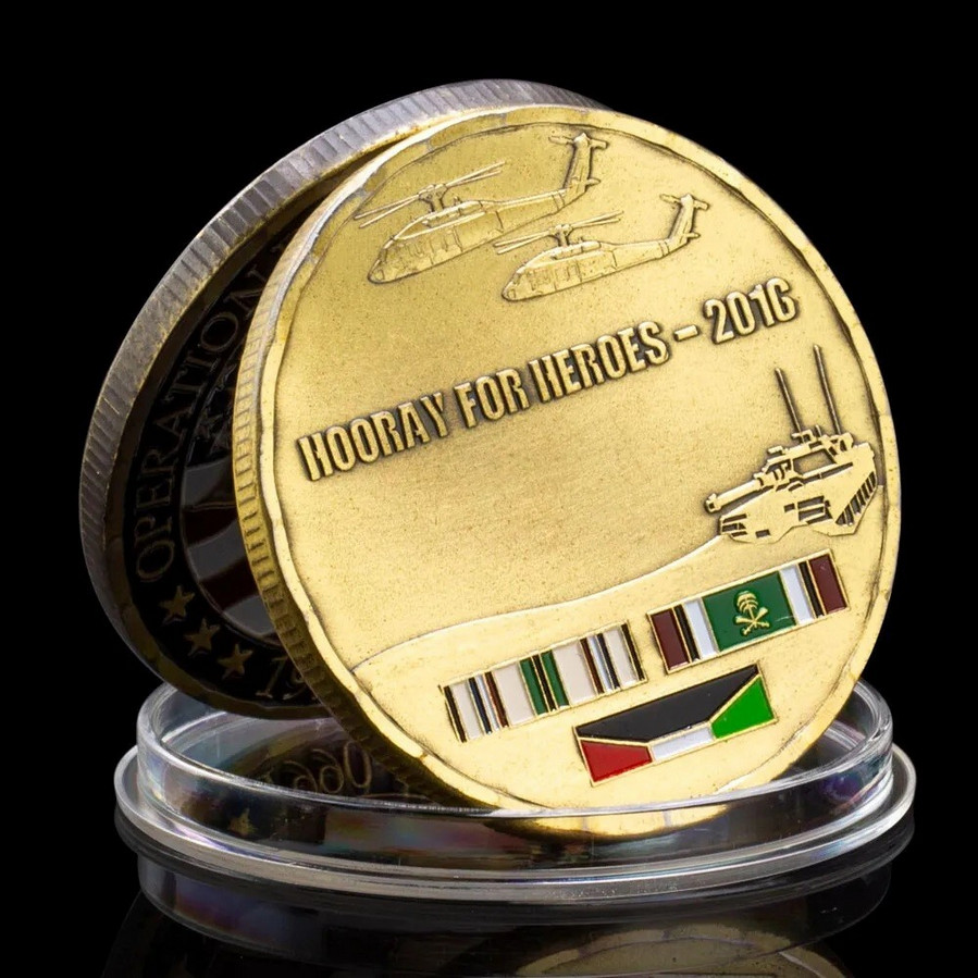 Military Operation Desert Storm Challenge Coin Collectable Armed Forces 1-pc