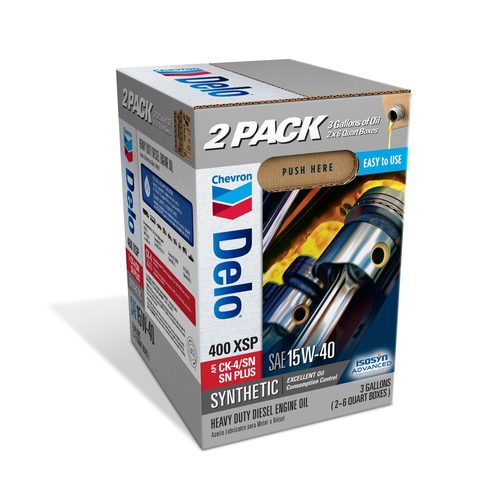 DELO XSP Full Synthetic Diesel Oil 15W-40 3 Gal SALE!!!