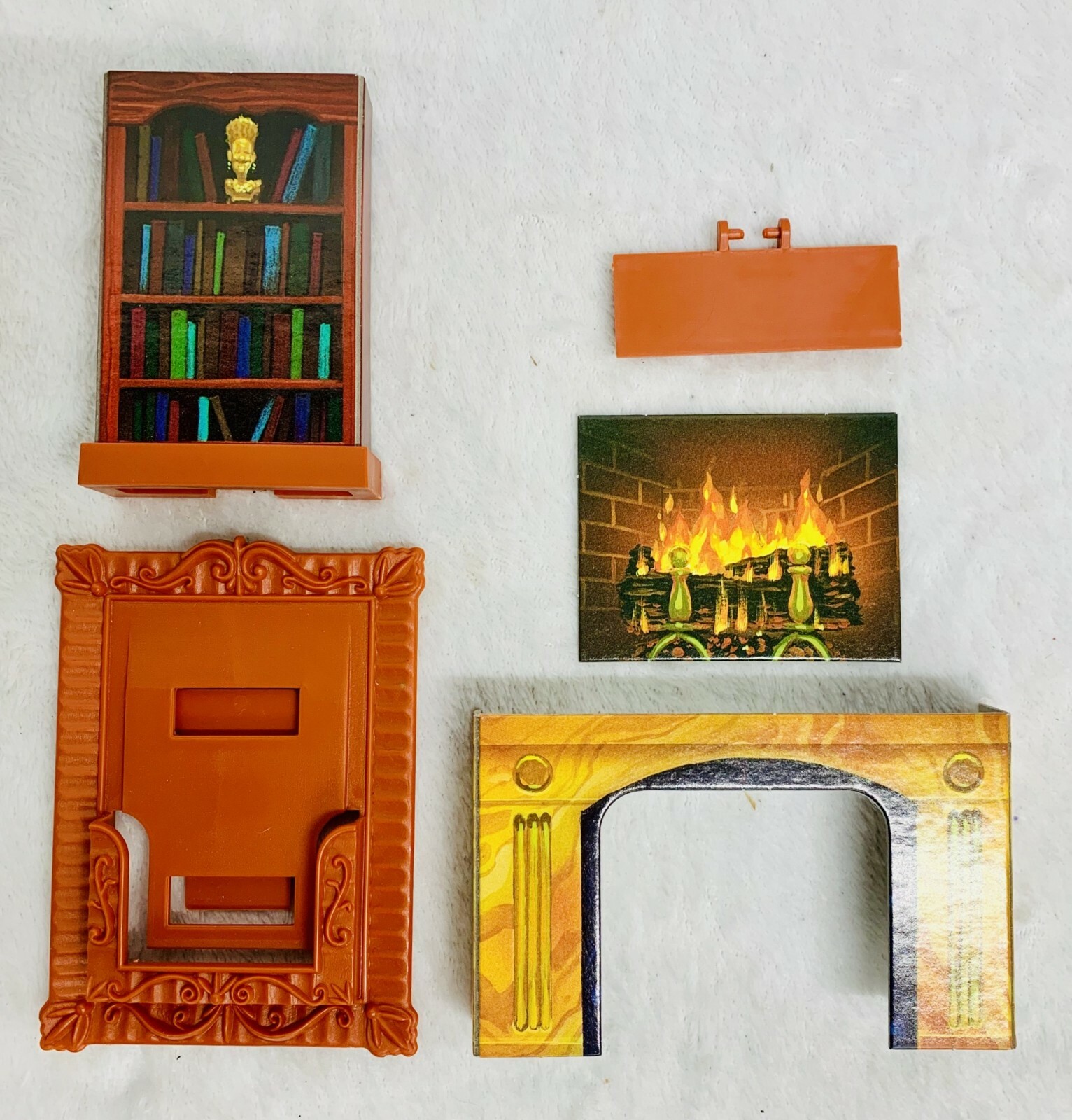 13 Dead End Drive Portrait Frame Fireplace Bookcase Replacement Part 1993 MB