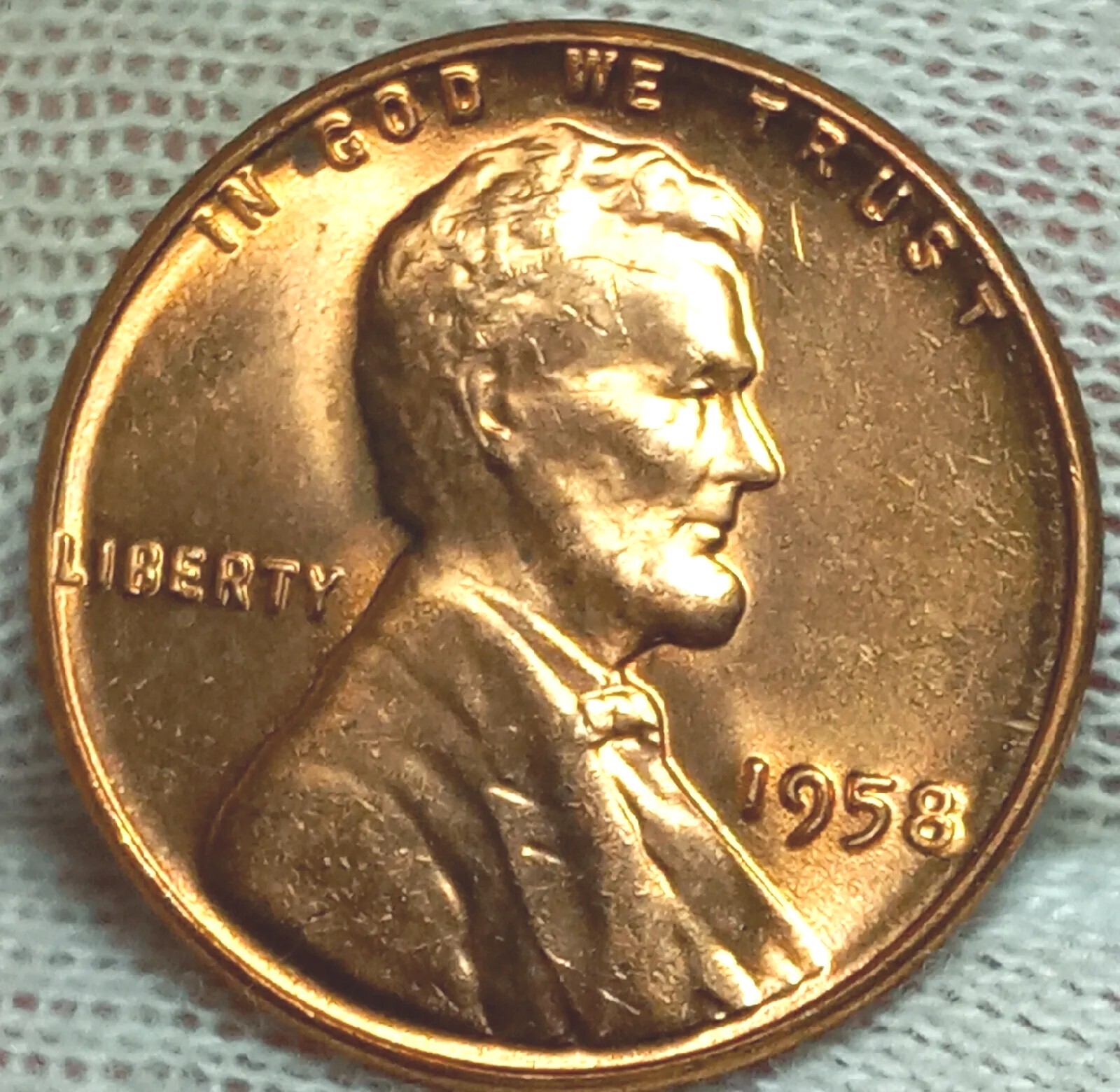 1958 P Lincoln Wheat Cent  BU  Brilliant Uncirculated
