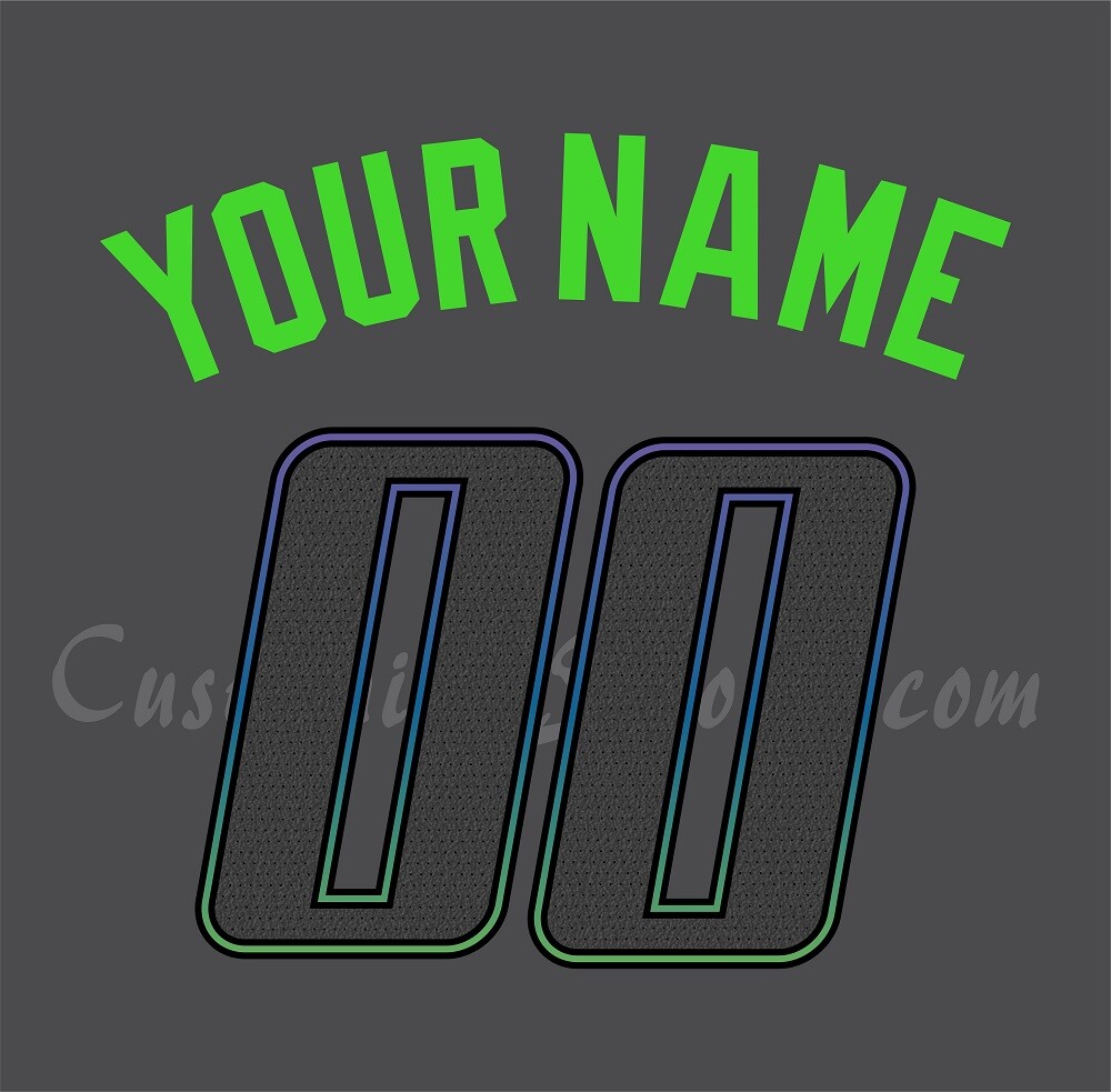 Baseball Tampa Bay Rays Customized Number Kit for 2024-2025 City Connect Uniform