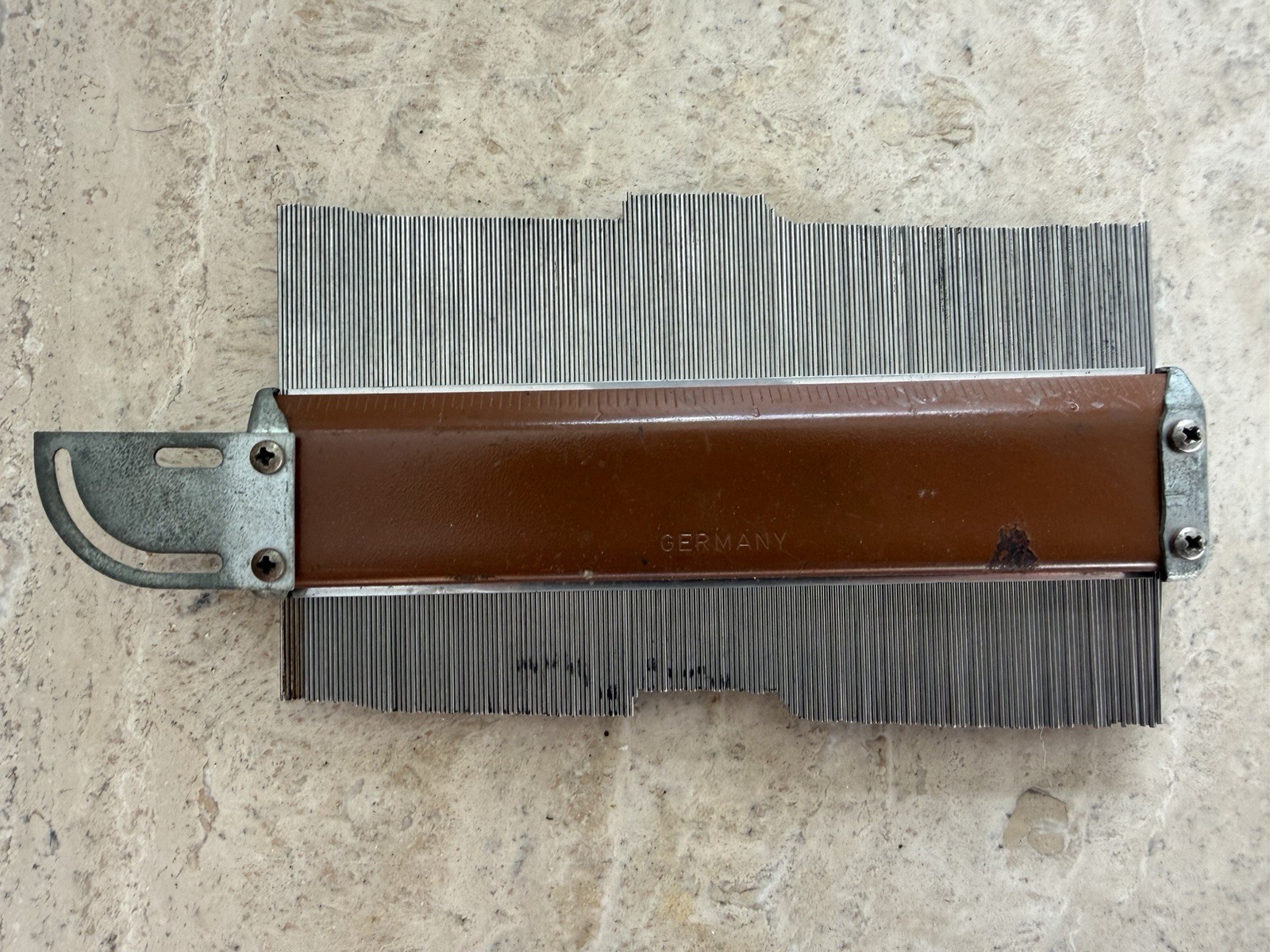 Vintage Contour Gauge Tool Made in Germany Very Good