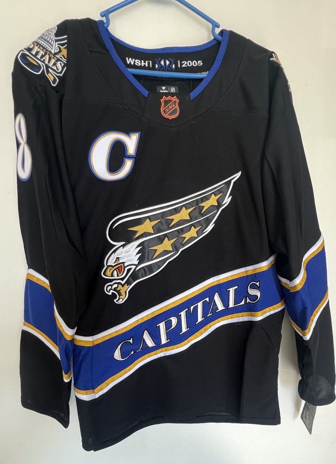Washington Capitals #8 Alex Ovechkin Men's Hockey Stitched Jersey Size L - 52
