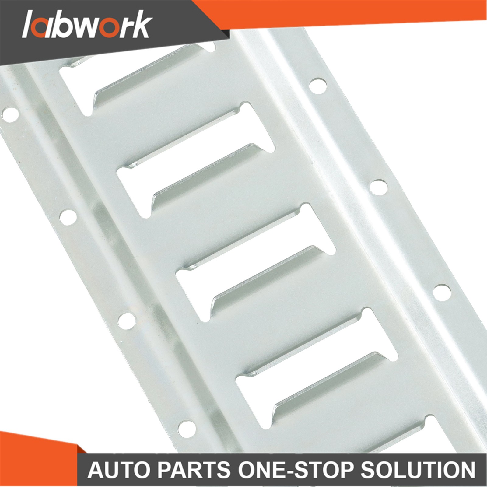 10 Pack 5' Long E-Track Rail, Galvanized Silver For Garage & Trailer Steel