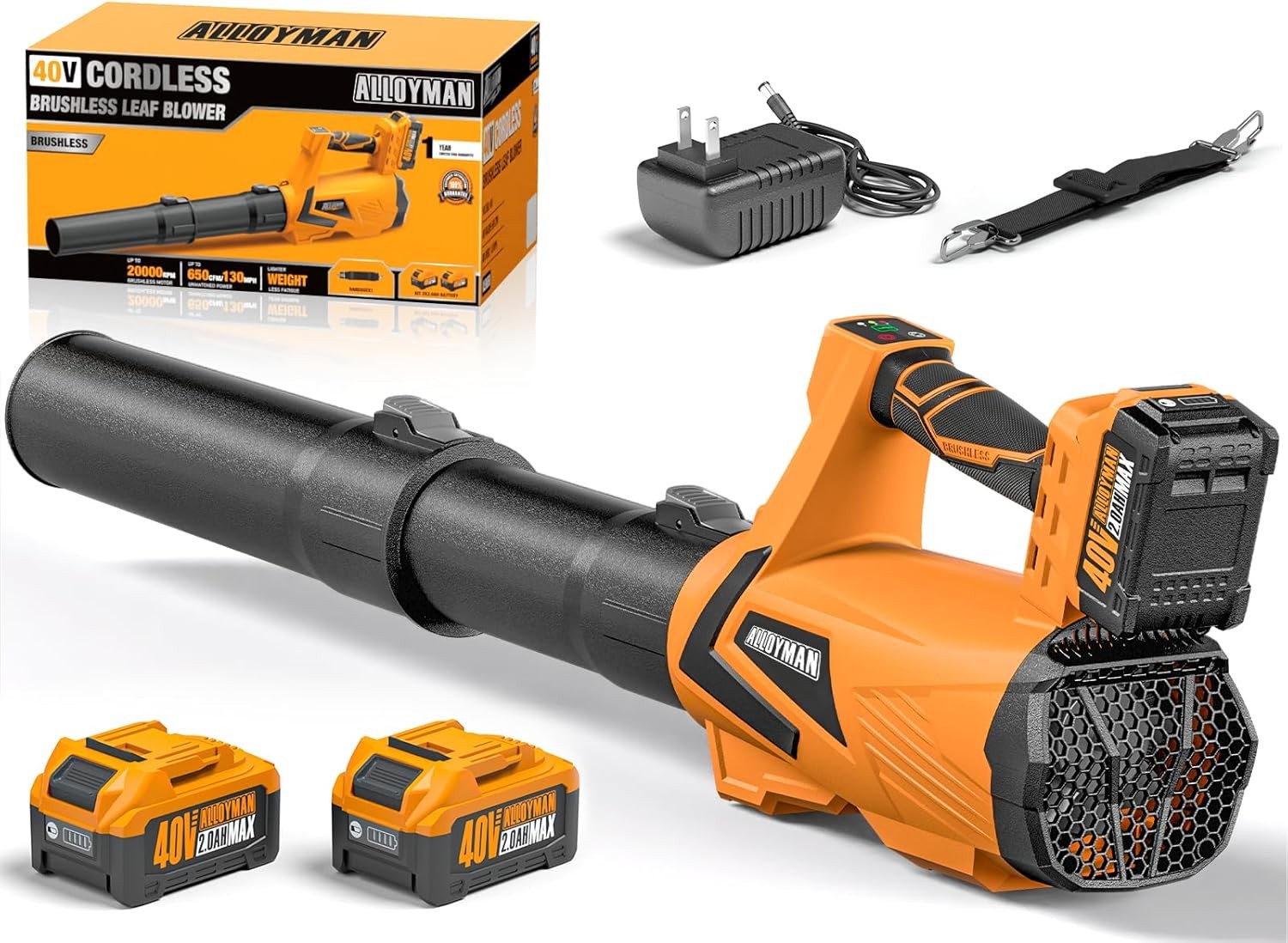 Electric Leaf Blower,7AMP Lawn Blower,130MPH Mini Leaf Blower Lightweight