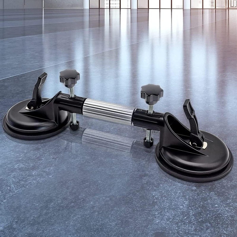 Heavy Duty Dual Hand Suction Cup Seam Setter Tool Aligning Flat Surfaces 50KG US