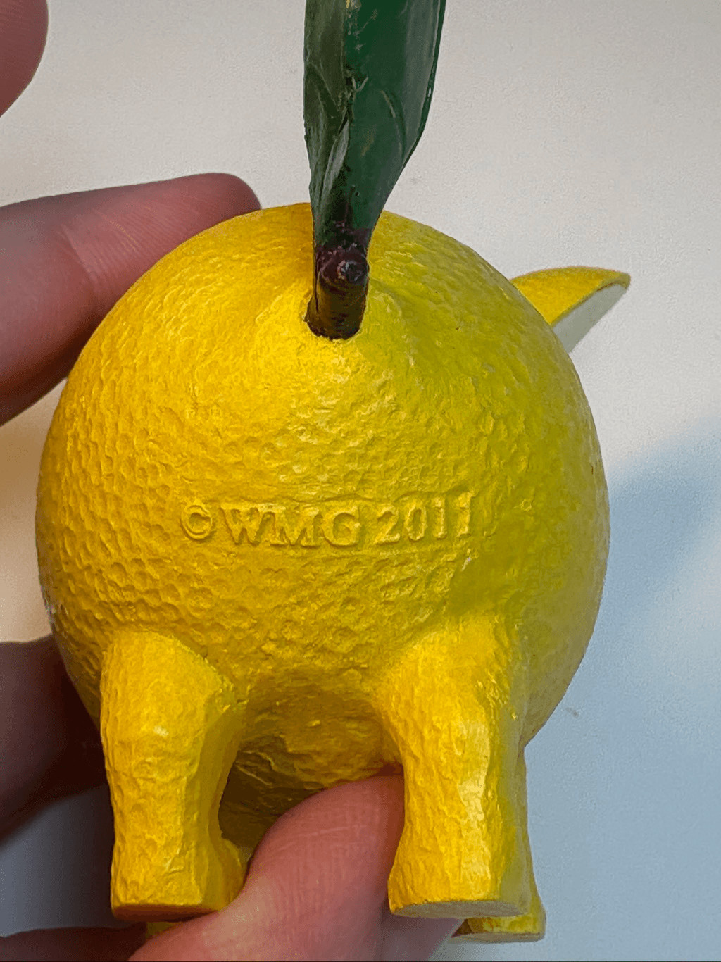 Anthropomorphic Resin Fruit Figurine Lemon Coyote WMG 2011