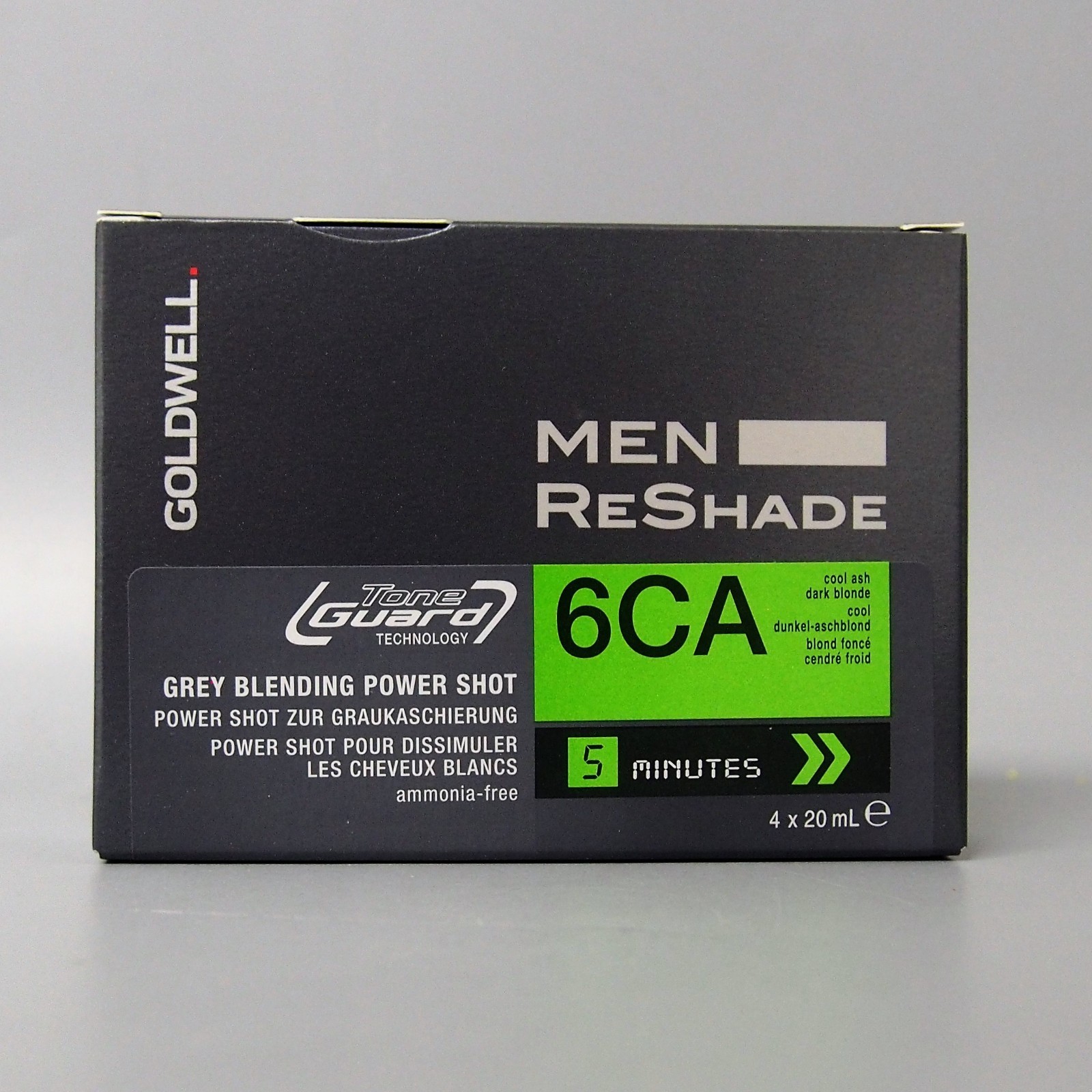 6CA Goldwell Men ReShade Grey Blending Hair Color with Developer & Bottle