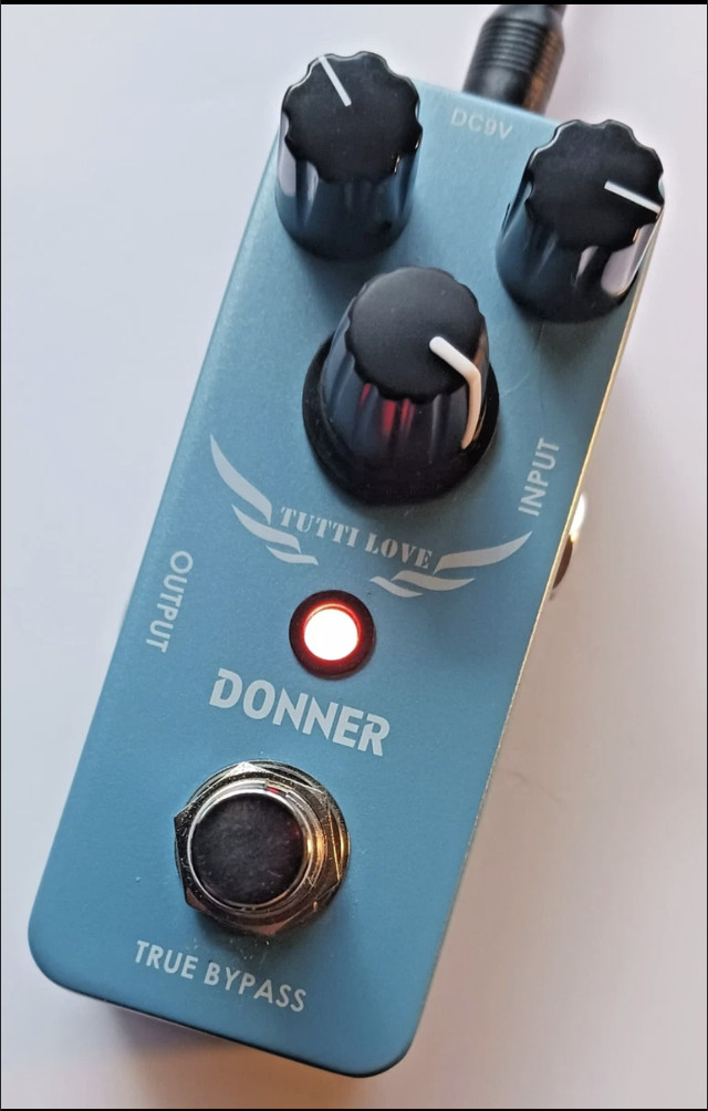 Donner Tutti Love Analog Classic Chorus Effects Pedal Warm Jazz Tone True Bypass