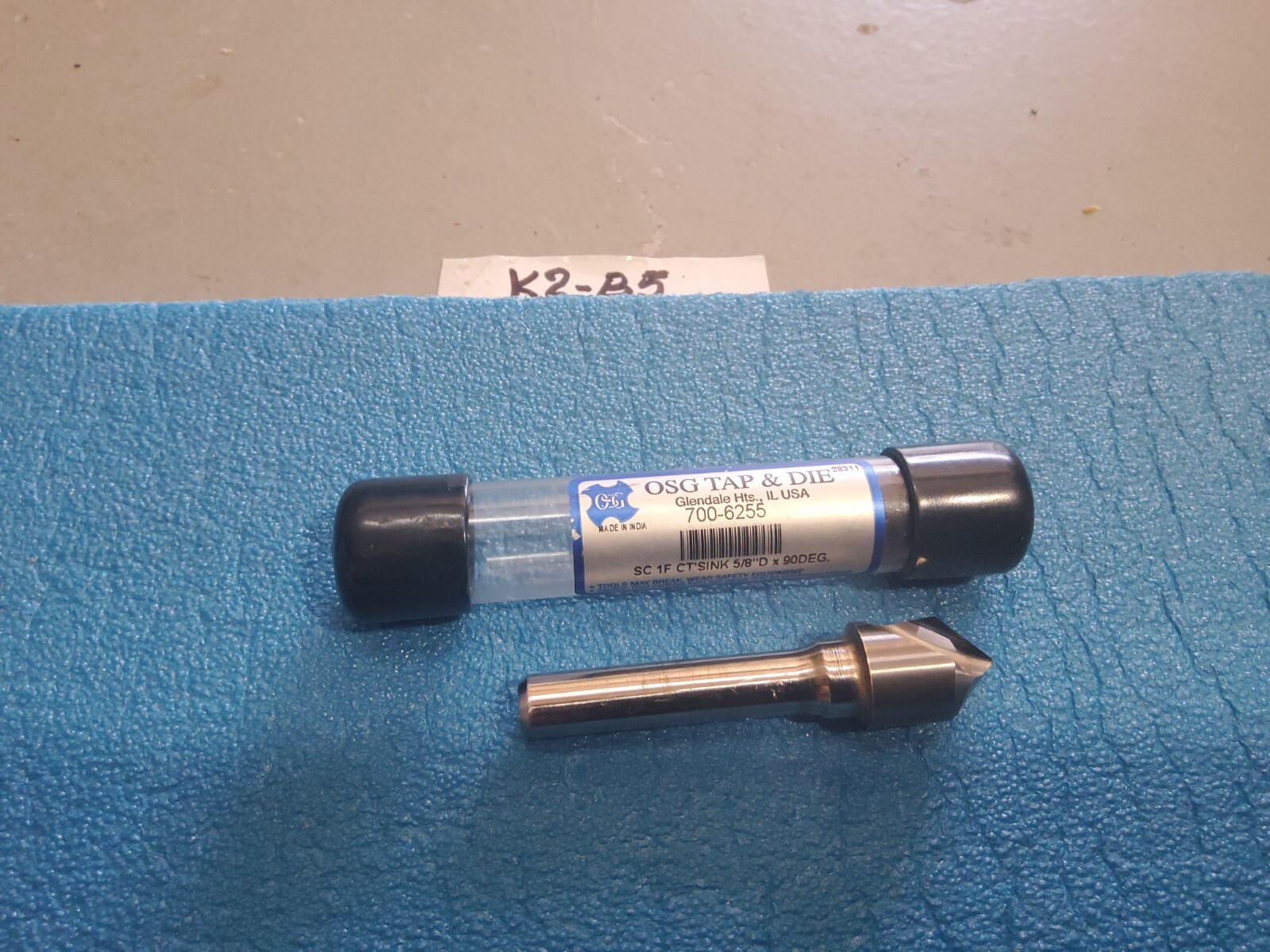 OSG 700-6255  90° 5/8 "X 3/8" SHANK CARBIDE COUNTERSINK 1F