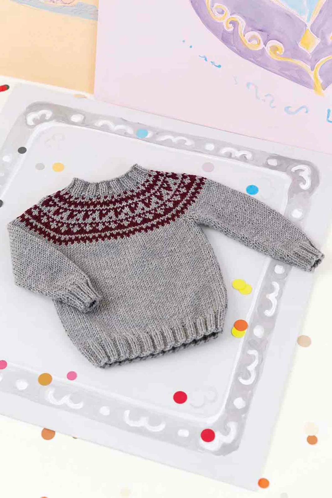 Pullover - Lang Yarns Merino+ - Model Package Knitting Package With Instructions