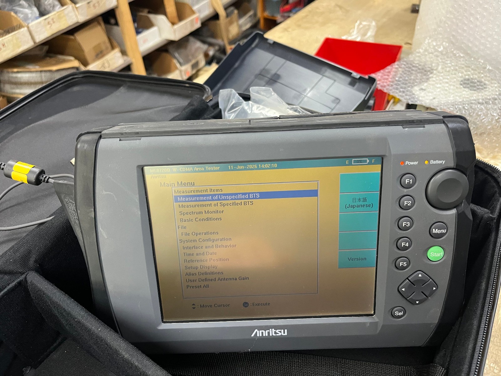 3DD   Anritsu W-CDMA Area Tester ML8720B  MM800081A  2110 to 2200MHz New