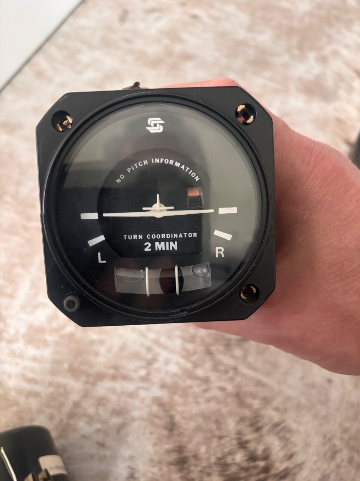 S-TEC Gyroscope Turn Coordinator 28volts pn 6405-28L.