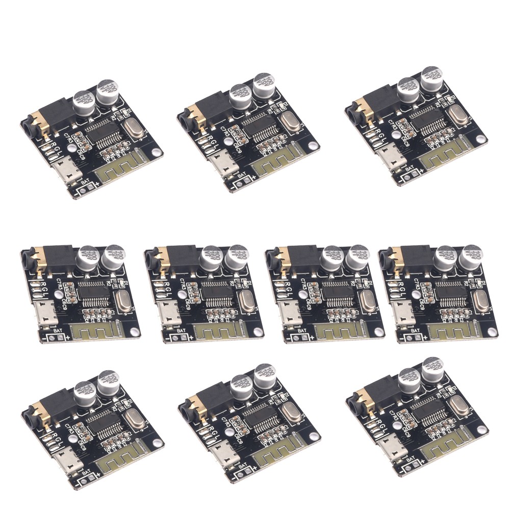 10Pack VHM-314 Bluetooth 5.0 Audio Decoder Board MP3 Lossless Speaker Amplifier