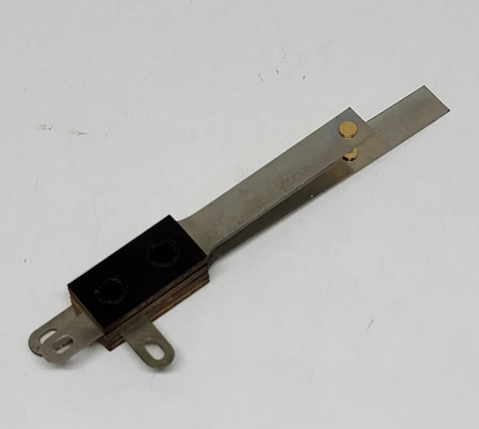 Leaf Blade Switch 180-5054-00  Pin Ball, End-of-Stroke,  (NO) Gold Contacts