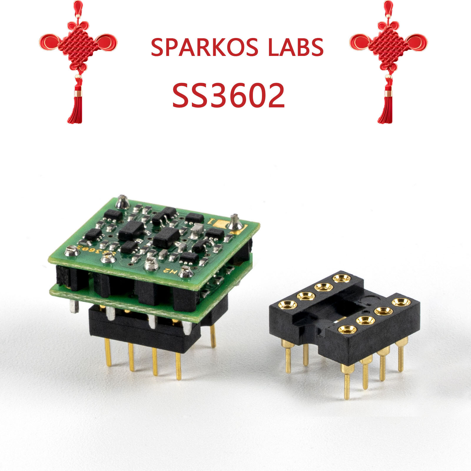 SPARKOS LABS 2x Sparkos Labs SS3602+DIP SOCKET Discrete for BT20A PRO and V3