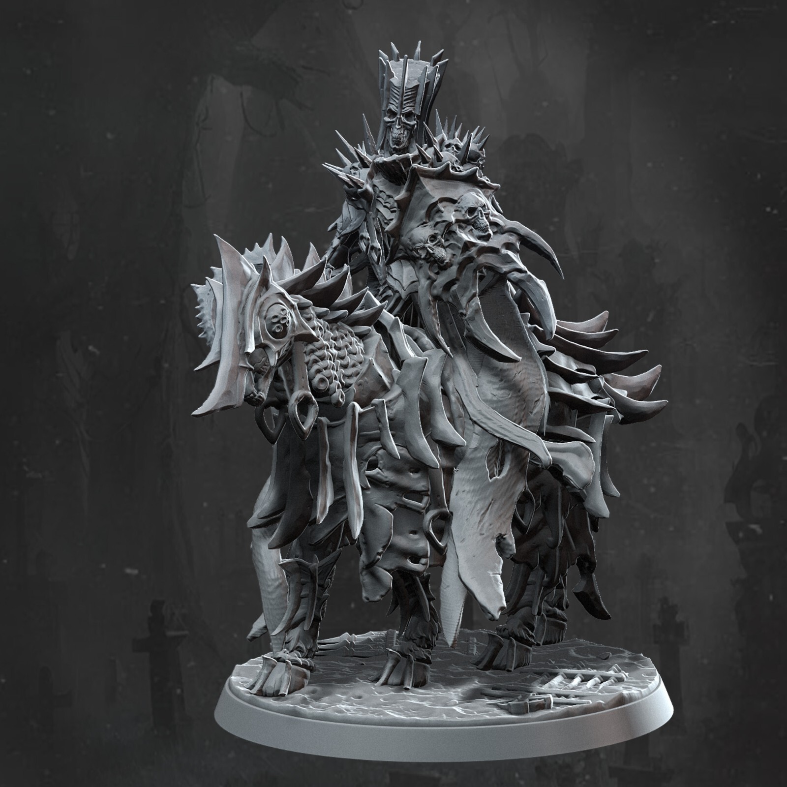 Dungeons & Dragons NPC Enemy Lost Souls Rider - Vile Horseman
