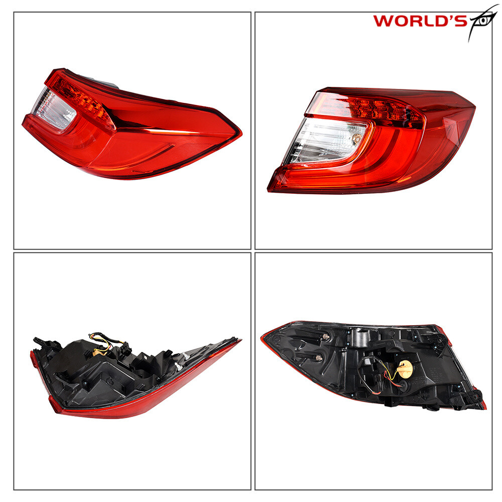 Tail Light Assembly For 2018-2021 Honda Accord Pair Set Right+Left Rear Side LED