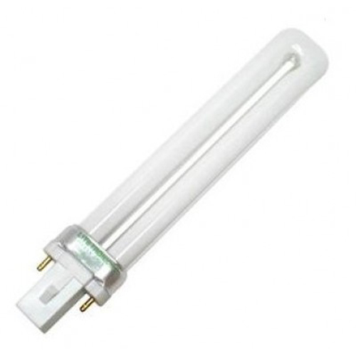 13 watt  5000K FLUORESCENT BULB #60095 GX 23 DROP LIGHT ROUGH SERVICE (6pk)  NIB