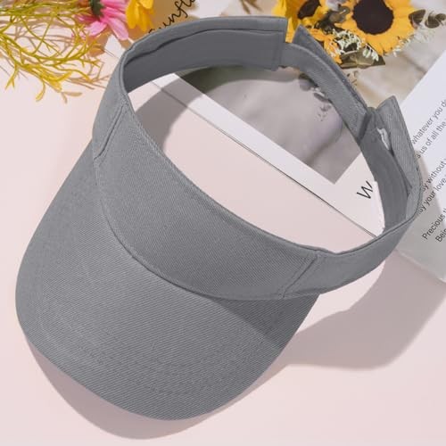 Marrywindix 1 Piece of Sport Wear Athletic Visor Sun Sports Visor One Size Grey
