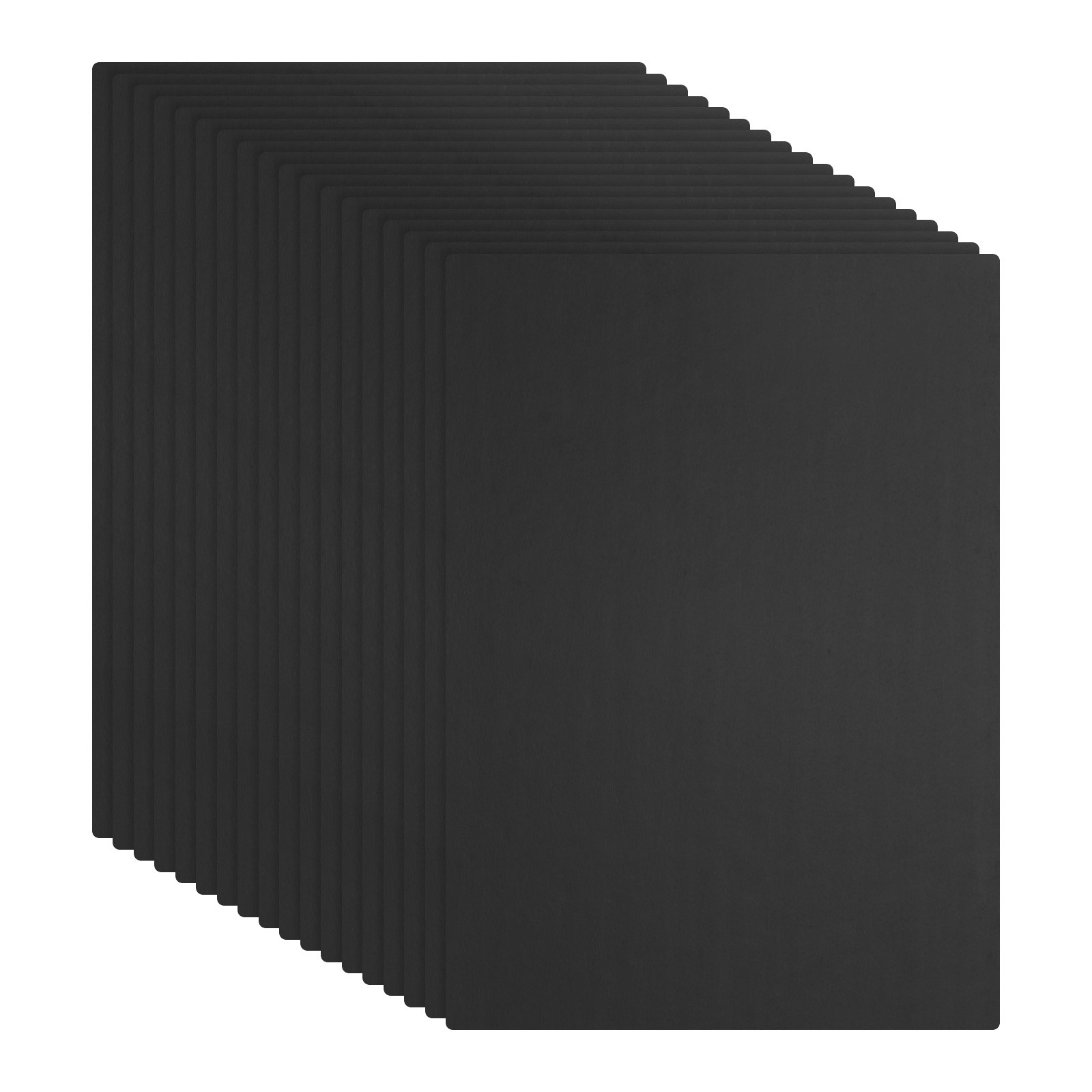 25 PCS Black Foam Board 5x7 Inch, 3/16 Inch Thick Foam Poster Board