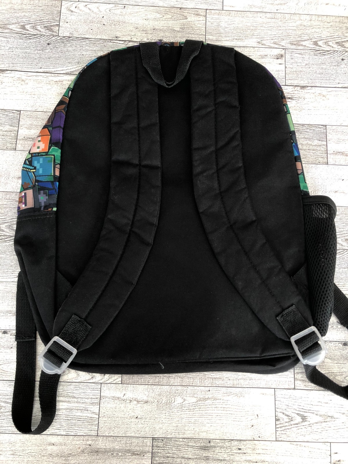 MINECRAFT Create Explore Survive Backpack Side Bottle Holder Pencil Bag