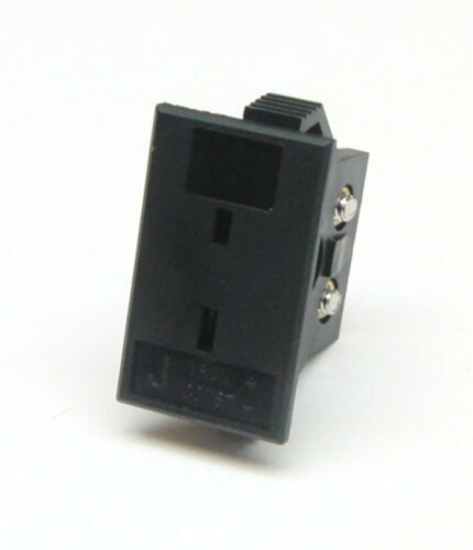 Connector, Type J, Black, Mini-Female, Panel Mount