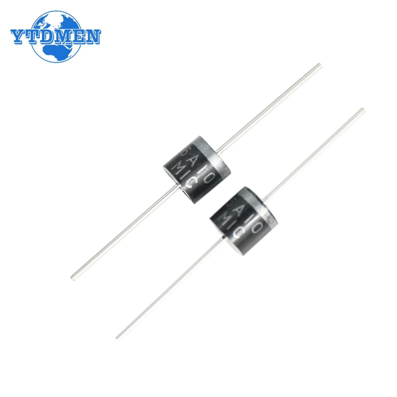 10PCS Rectifier Diode 6A 10A 1000V DO-27 Electrical Axial Rectifier Diodes